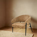 Fauteuil Dilan Cognac 73 cm-Fauteuils-Livingfurn
