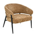 Fauteuil Dilan Cognac 73 cm-Fauteuils-Livingfurn