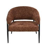 Fauteuil Dilan Hazelnoot 73 cm 73x72.5x75 cm-Fauteuils-Livingfurn