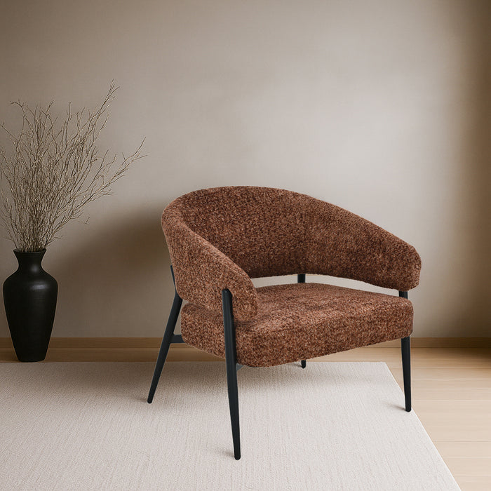 Fauteuil Dilan Hazelnoot 73 cm 73x72.5x75 cm-Fauteuils-Livingfurn