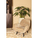 Fauteuil Donny Hout Antraciet-Fauteuils-PTMD