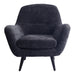 Fauteuil Donny Hout Antraciet-Fauteuils-PTMD