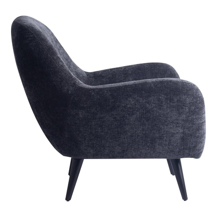 Fauteuil Donny Hout Antraciet-Fauteuils-PTMD