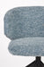 Fauteuil Draaibare Eetkamerstoel Balado Polyester Blauw 57x54.5-Fauteuils-Creating Home