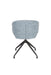 Fauteuil Draaibare Eetkamerstoel Balado Polyester Blauw 57x54.5-Fauteuils-Creating Home