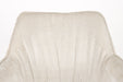 Fauteuil Draaibare Eetkamerstoel Kodak Polyester Beige 62x66 cm-Fauteuils-Creating Home