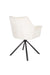 Fauteuil Draaibare Eetkamerstoel Kodak Polyester Beige 62x66 cm-Fauteuils-Creating Home