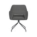 Fauteuil Draaibare Eetkamerstoel Mos Grijs Polyester Grijs 59x59-Fauteuils-Creating Home