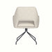 Fauteuil Draaibare Eetkamerstoel Mos Off-white Polyester Beige-Fauteuils-Creating Home