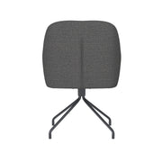 Draaibare Eetkamerstoel Otis Grijs Polyester Grijs 62x59-Eetkamerstoelen-Creating Home