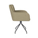 Fauteuil Draaibare Eetkamerstoel Pete Groen Polyester Groen-Fauteuils-Creating Home