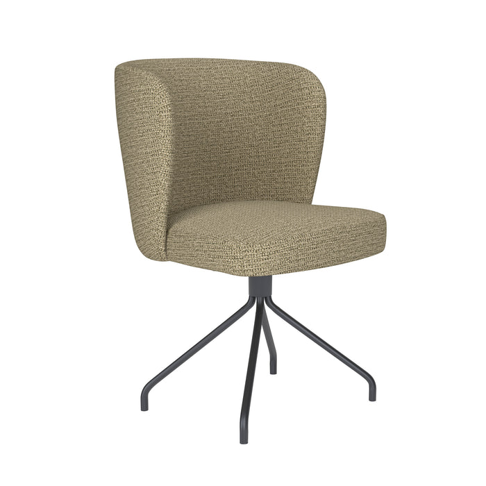 Fauteuil Draaibare Eetkamerstoel Stan Groen Polyester Groen-Fauteuils-Creating Home