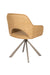 Fauteuil Draaibare Eetkamerstoel Toye Ochre Polyester Geel 68x45-Fauteuils-Creating Home