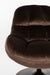 Fauteuil Draaibare Fauteuil Beefy Polyester Bruin 84.5x76.5 cm-Fauteuils-Creating Home