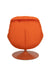 Fauteuil Draaibare Fauteuil Beefy Polyester Oranje 84.5x76.5 cm-Fauteuils-Creating Home