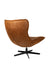 Fauteuil Draaibare Fauteuil John Cognac PU-Leder Bruin Ø93x92 cm-Fauteuils-Creating Home