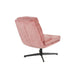 Fauteuil Draaibare Fauteuil Kai Polyester Roze 75.5x72 cm-Fauteuils-Creating Home