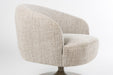 Fauteuil Draaibare Fauteuil Renate Polyester Bruin 75x75 cm