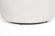 Fauteuil Draaibare Fauteuil Velvoro Polyester Off white 84x80 cm