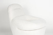 Fauteuil Draaibare Fauteuil Velvoro Polyester Off white 84x80 cm-Fauteuils-Creating Home