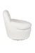 Fauteuil Draaibare Fauteuil Velvoro Polyester Off white 84x80 cm-Fauteuils-Creating Home
