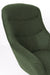Fauteuil Draaibare Fauteuil Yuki Hout,Polyester Groen 84.5x73 cm-Fauteuils-Creating Home