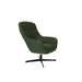 Fauteuil Draaibare Fauteuil Yuki Hout,Polyester Groen 84.5x73 cm-Fauteuils-Creating Home