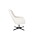 Fauteuil Draaibare Fauteuil Yuki Off Polyester Wit 84.5x73 cm