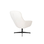 Fauteuil Draaibare Fauteuil Yuki Off Polyester Wit 84.5x73 cm-Fauteuils-Creating Home
