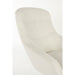 Fauteuil Draaibare Fauteuil Yuki Off Polyester Wit 84.5x73 cm-Fauteuils-Creating Home