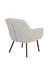 Fauteuil Dude Boucle Polyester Beige 76x77 cm-Fauteuils-Creating Home
