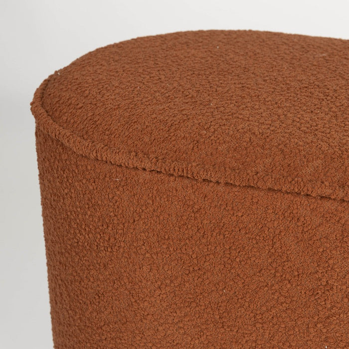 Fauteuil Eetkamerbank Marcos Stof, Polyester, Pine hout Bruin-Fauteuils-Creating Home