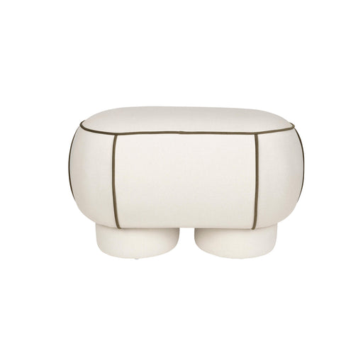 Eetkamerbank Marina M Polyester, Hout Wit 45.5x77.5 cm-Eetkamerstoelen-Creating Home