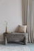 Eetkamerbank Orly Polyester, MDF Grijs 45x113 cm-Eetkamerstoelen-Creating Home