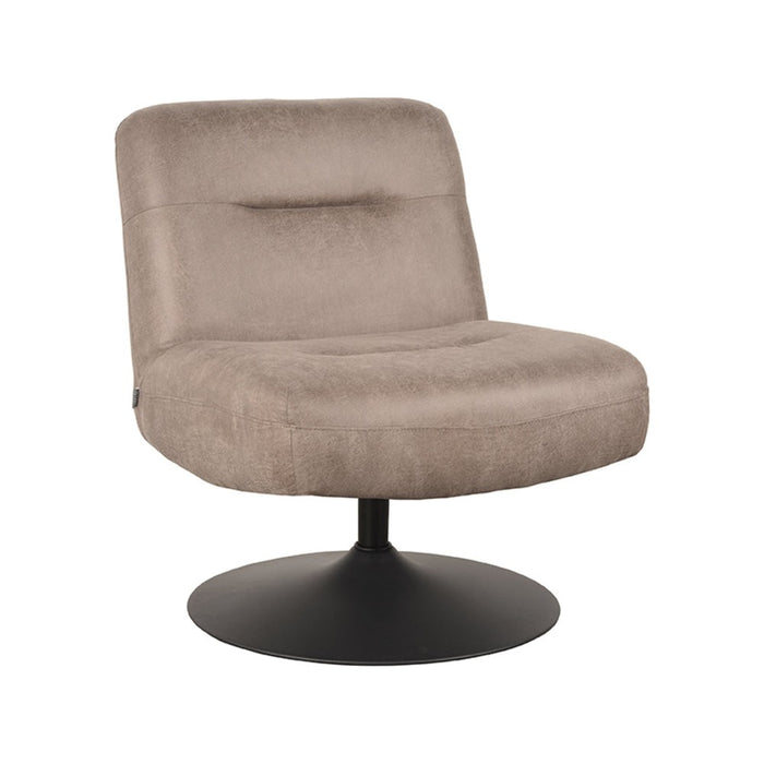 Fauteuil Eli - Taupe - Micro Suede-Fauteuils-LABEL51