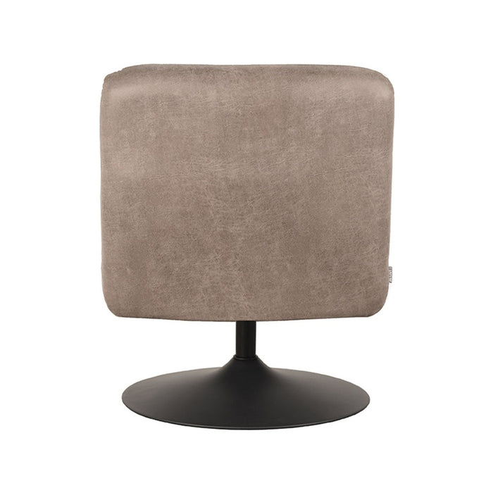 Fauteuil Eli - Taupe - Micro Suede-Fauteuils-LABEL51