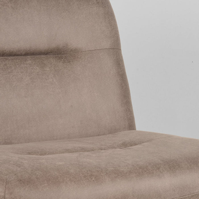 Fauteuil Eli - Taupe - Micro Suede-Fauteuils-LABEL51