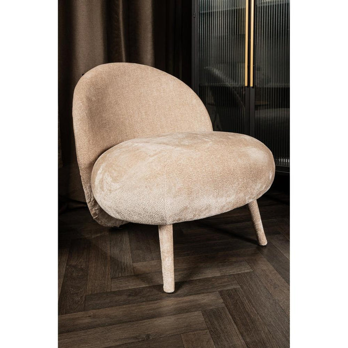 Fauteuil Eonas Polyester Beige 724559-Fauteuils-PTMD
