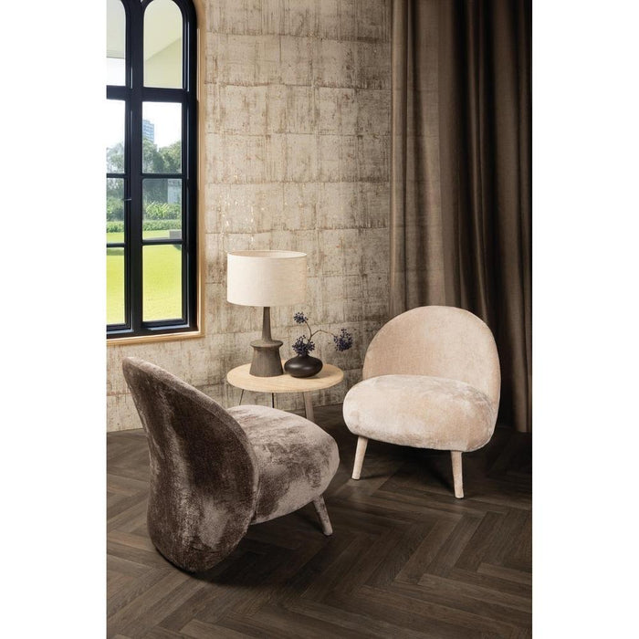 Fauteuil Eonas Polyester Beige 724560-Fauteuils-PTMD