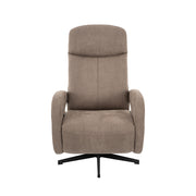 Fauteuil Esbjerg Grijs Kunstleder Manueel Verstelbaar-Fauteuils-LABEL51