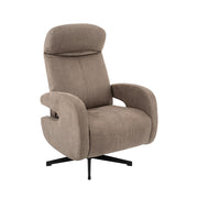 Fauteuil Esbjerg Grijs Kunstleder Manueel Verstelbaar-Fauteuils-LABEL51