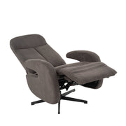 Fauteuil Esbjerg Taupe Kunstleder Manueel Verstelbaar-Fauteuils-LABEL51