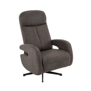 Fauteuil Esbjerg Taupe Kunstleder Manueel Verstelbaar-Fauteuils-LABEL51
