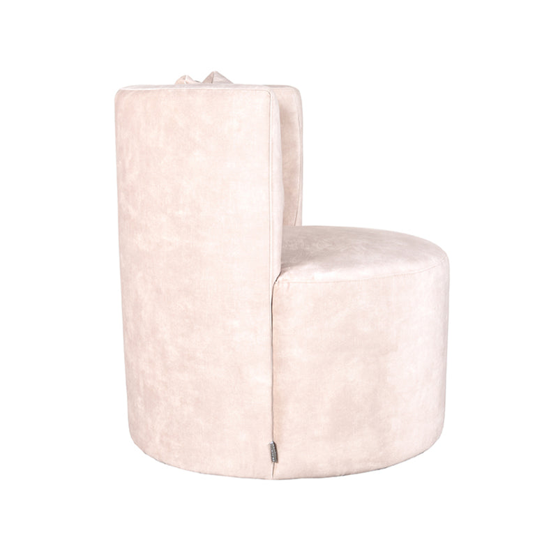 Fauteuil Evy Naturel Velvet 65 cm 65x65x75 cm-Fauteuils-LABEL51
