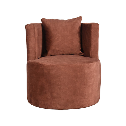 Fauteuil Evy Rust Velvet 65 cm 65x65x75 cm-Fauteuils-LABEL51