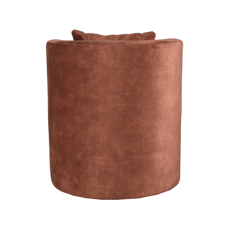 Fauteuil Evy Rust Velvet 65 cm 65x65x75 cm-Fauteuils-LABEL51