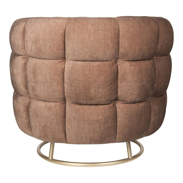 Fauteuil Fluffy Polyester Geel-Fauteuils-PTMD
