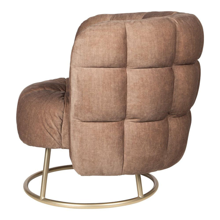 Fauteuil Fluffy Polyester Geel-Fauteuils-PTMD