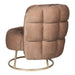 Fauteuil Fluffy Polyester Geel-Fauteuils-PTMD