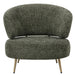 Fauteuil Franklyn Polyester Groen Olijfgroen-Fauteuils-PTMD